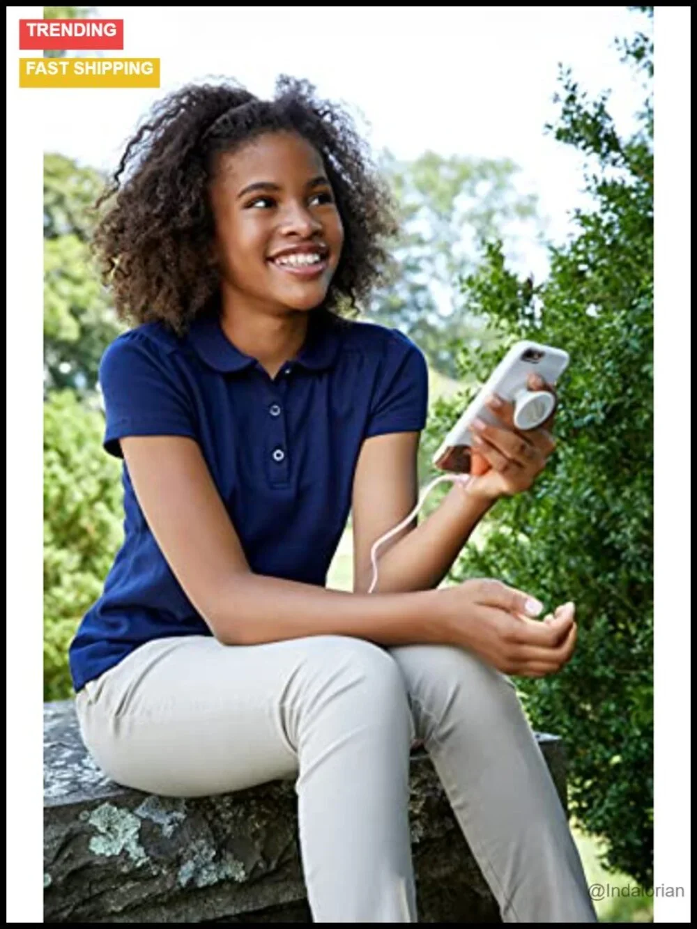 Kids Short Sleeve Peter Pan Collar Polo Shirt Uniform